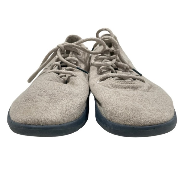 ALLBIRDS Men Sand Navy Blue Sole Wool Runners Sneakers size 11 - Picture 3 of 9